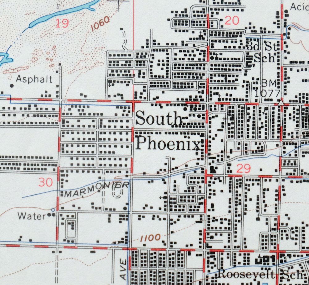 1968 Phoenix Arizona USGS Topo Map: Tolleson - Image 6