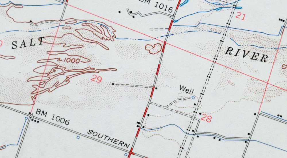 1968 Phoenix Arizona USGS Topo Map: Tolleson - Image 2