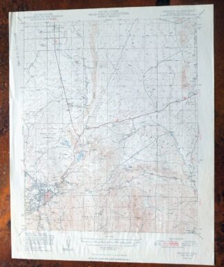 Prescott Arizona Chino Valley Williamson USGS Topo Map 1948