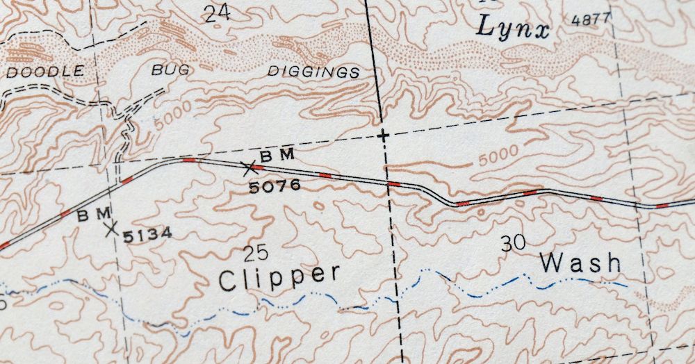 Prescott Arizona Chino Valley Williamson USGS Topo Map 1948 - Image 6