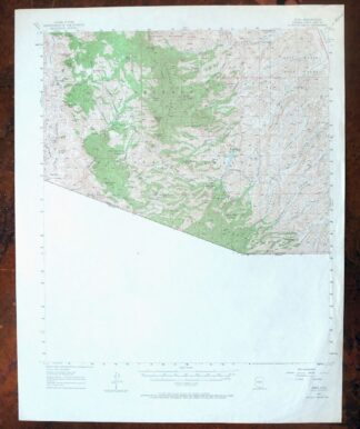 1973 Ruby Arizona USGS Topo Map: Pena Blanca Lake
