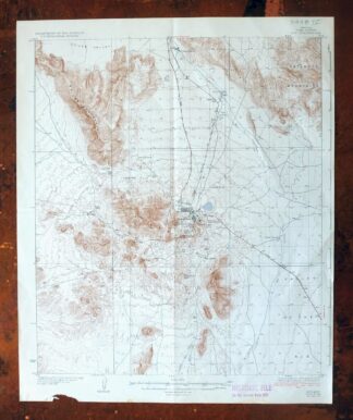 Ajo Arizona Batamote Mountains Childs USGS Topo Map 1934