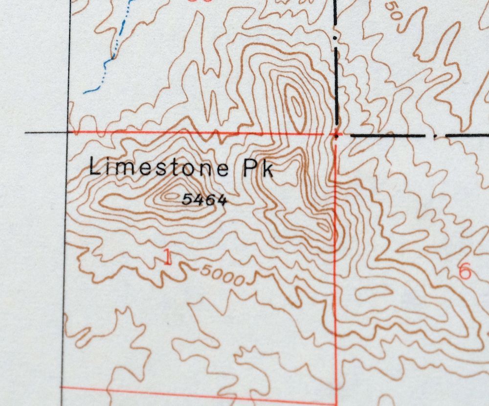 Simmons Arizona Paulden Williamson USGS Topographic Map 1950 - Image 5