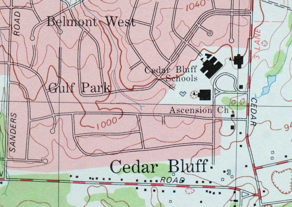 1979 USGS Topo Map: Bearden, Cedar Bluff, Tennessee - Image 4