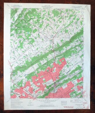 1968 USGS Topo Map: Fountain City, Knoxville, Tennessee