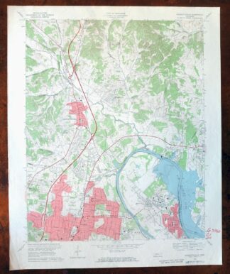 1971 USGS Topo Map: Goodlettsville, Old Hickory, Tennessee