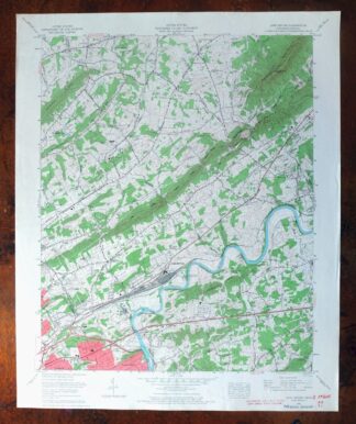 1968 John Sevier Tennessee USGS Topo Map: Knoxville