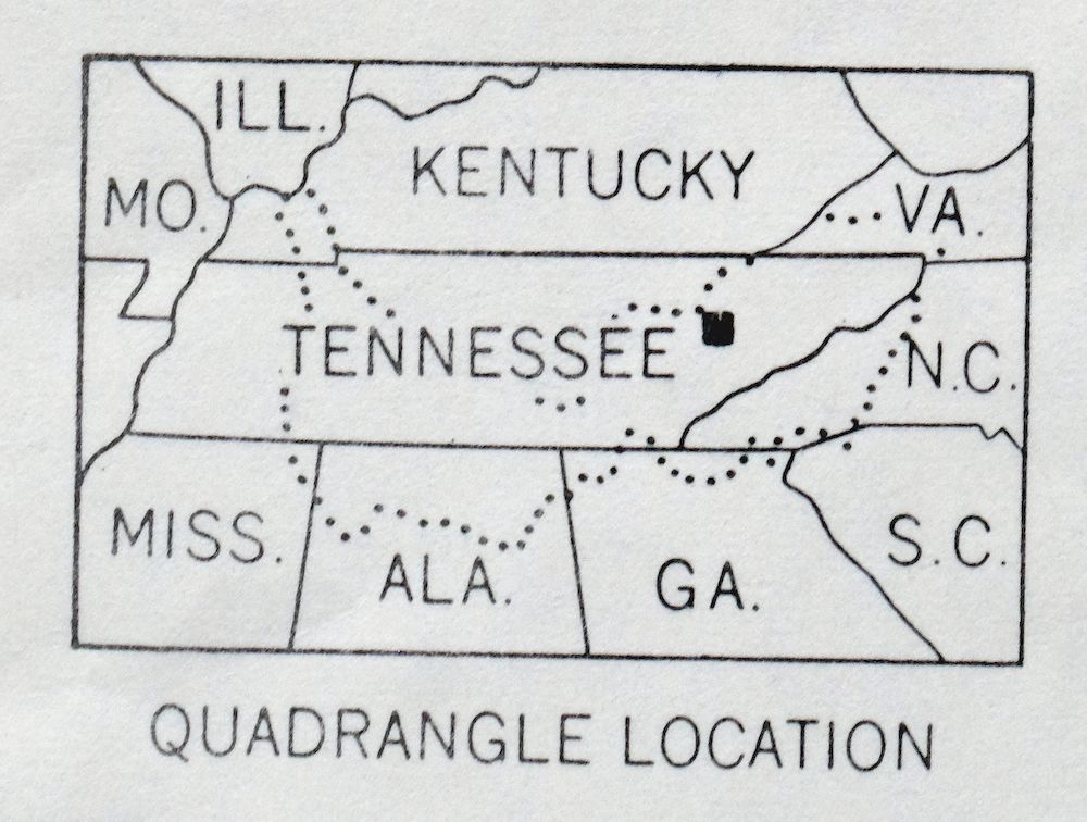 1968 John Sevier Tennessee USGS Topo Map: Knoxville - Image 4