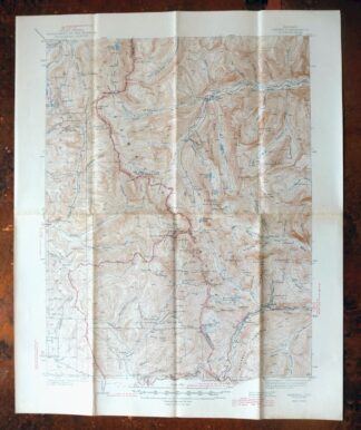 Garfield Colorado USGS 15 Minute Topo Map 1945 Vintage