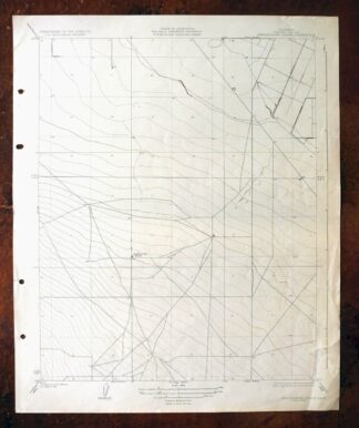 Englebrecht Ranch California Cantua Creek USGS Topo Map 1923