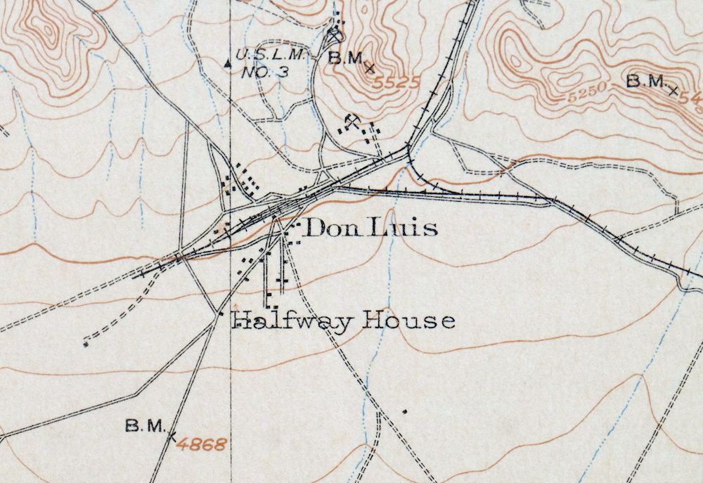Bisbee Arizona Naco Mule Mountains USGS Topographic Map 1910 - Image 3