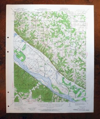 1963 USGS Topo Map: Renault, Bloomsdale, Illinois/Missouri