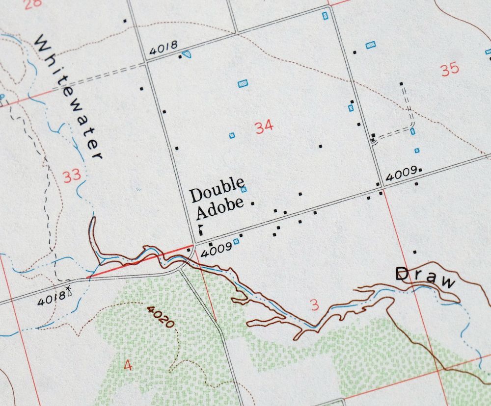 1964 USGS Topo Map: Douglas, Double Adobe, Arizona - Image 5
