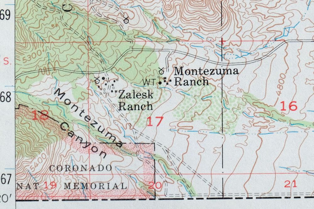 1967 USGS Army COE Topo Map: Hereford, Arizona - Image 5