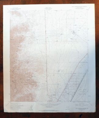 1959 North Franklin Mountain Texas USGS Army COE Topo Map