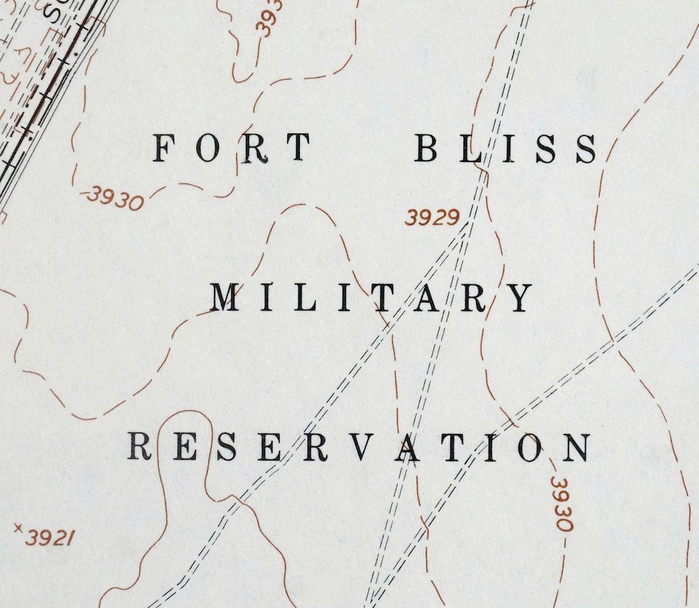 1959 North Franklin Mountain Texas USGS Army COE Topo Map - Image 4