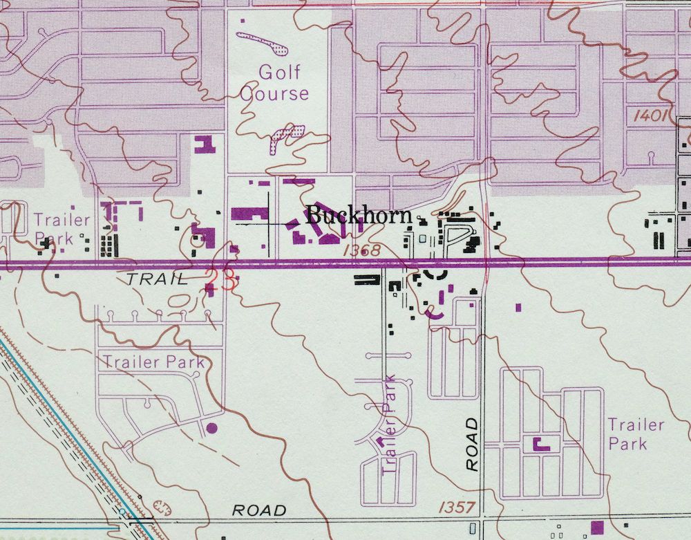 1975 USGS Topo Map: Buckhorn, Mesa, Arizona (1956 Edition) - Image 6