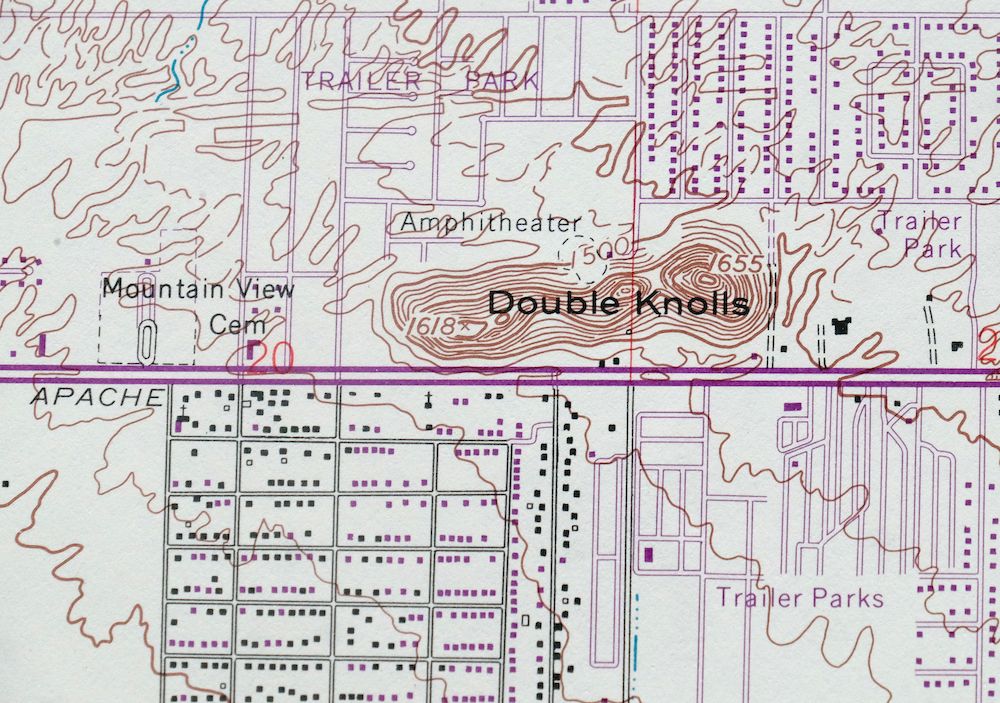 1975 USGS Topo Map: Buckhorn, Mesa, Arizona (1956 Edition) - Image 5