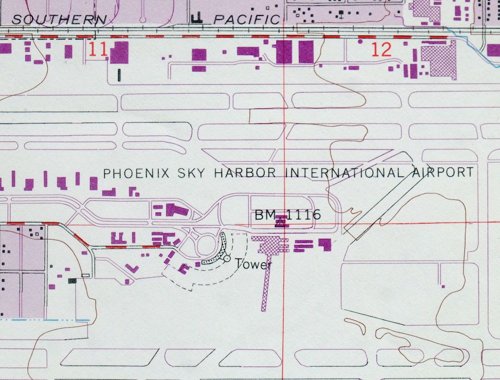 1975 USGS Topo Map: Phoenix, Midtown, Arizona (Sky Harbor) - Image 6