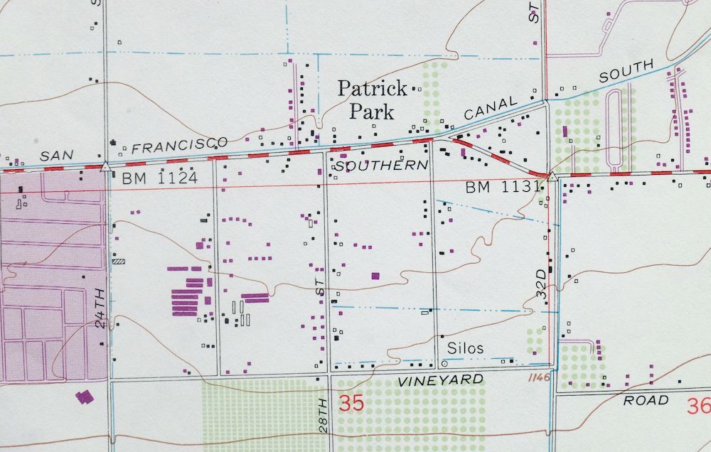 1975 USGS Topo Map: Phoenix, Midtown, Arizona (Sky Harbor) - Image 2