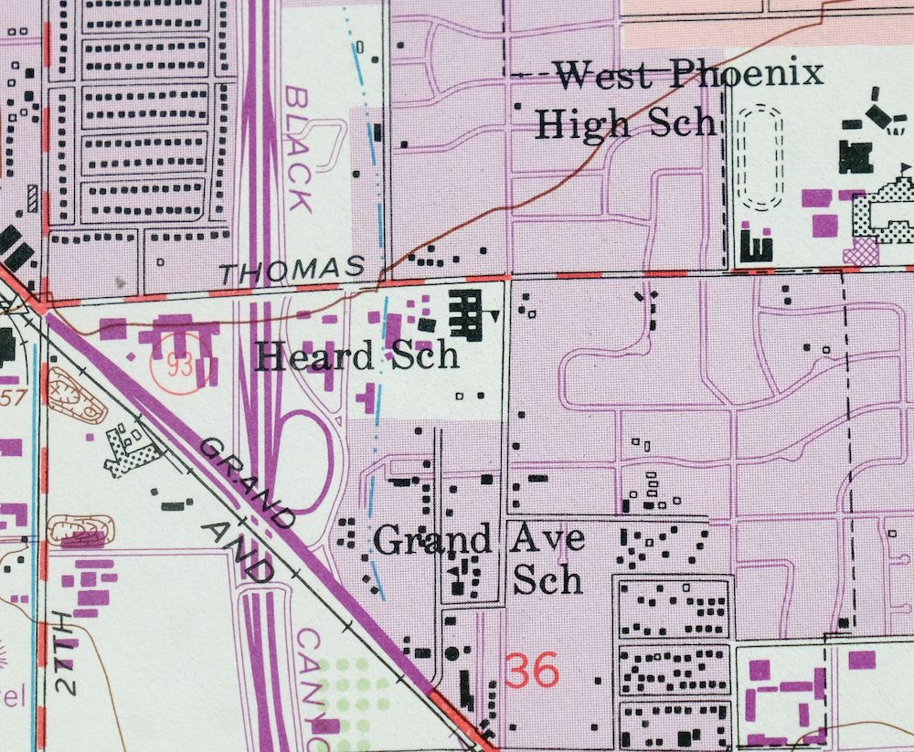 1975 USGS Topo Map: Phoenix, Midtown, Arizona (Sky Harbor) - Image 5