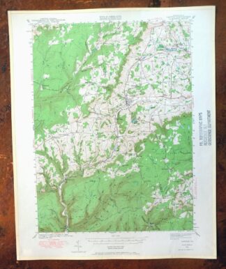 1965 Canton Pennsylvania USGS Topo Map: Granville Summit