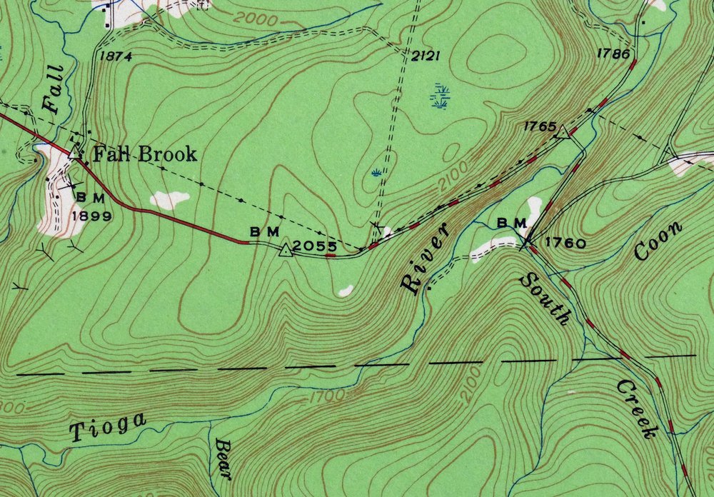 1965 Canton Pennsylvania USGS Topo Map: Granville Summit - Image 4