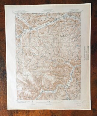 1944 Elkland Pennsylvania/New York USGS Topo Map: Wellsboro