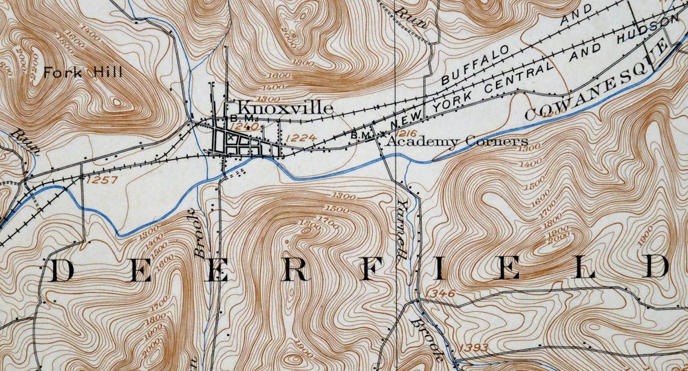 1944 Elkland Pennsylvania/New York USGS Topo Map: Wellsboro - Image 3