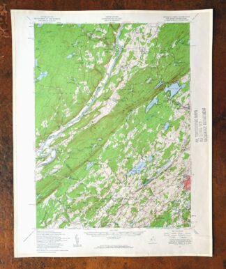 1960 Dingmans Ferry NJ/PA USGS Army COE Topo Map
