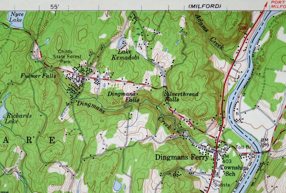 1960 Dingmans Ferry NJ/PA USGS Army COE Topo Map - Image 6