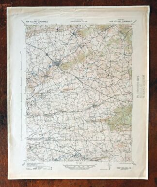 New Holland Pennsylvania Ephrata Akron USGS Topo Map 1941