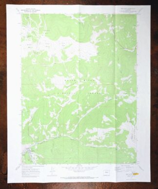 1973 USGS Topo Map: Red Cliff, Vail Ski Resort, Colorado