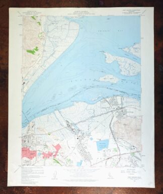 1960 Port Chicago California USGS Topo Map: Mountain View