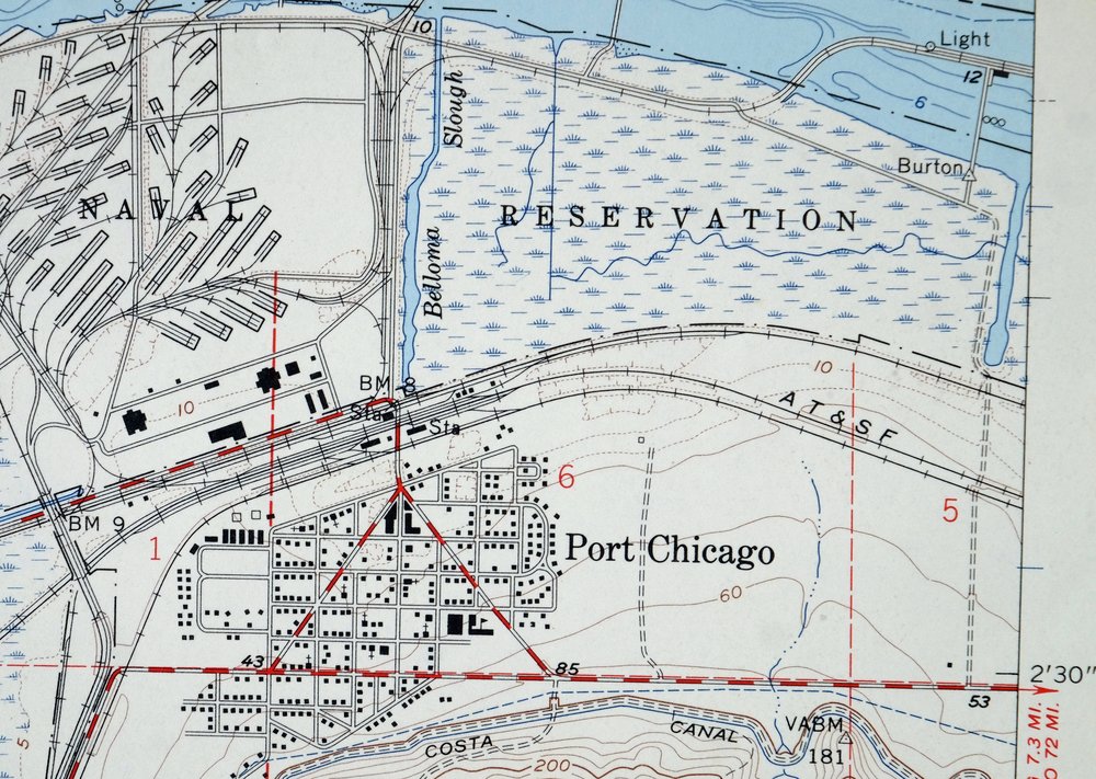 1960 Port Chicago California USGS Topo Map: Mountain View - Image 2