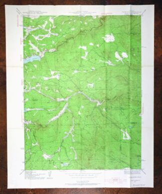 1955 Tungsten Colorado USGS Topo Map: Barker Reservoir
