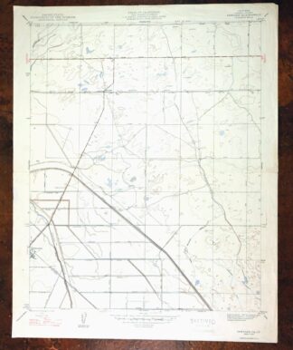 Jamesan California Tranquillity USGS Topo Map 1947 Vintage