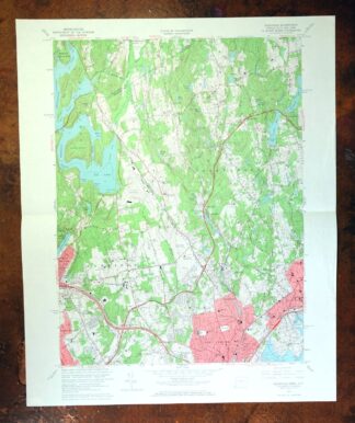 1966 USGS Topo Map: Glenville, Connecticut/New York