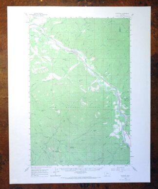 1971 Superior Montana USGS Topo Map: Clark Fork