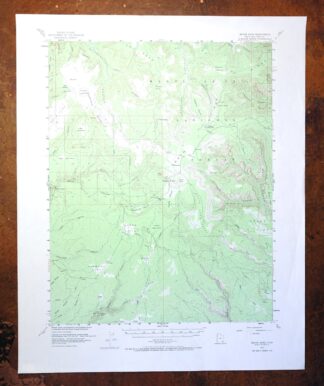 Bears Ears Utah USGS 15 Minute Topographic Map 1974 Vintage