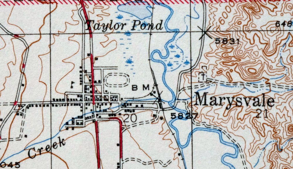 Marysvale Utah Piute Reservoir Junction USGS Topo Map 1947 - Image 2