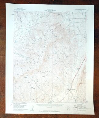 New Harmony Utah La Verkin Leeds USGS Topographic Map 1960
