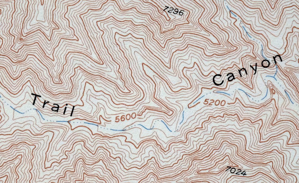1956 USGS Topo Map: Range Creek, Desolation Canyon, Utah - Image 3