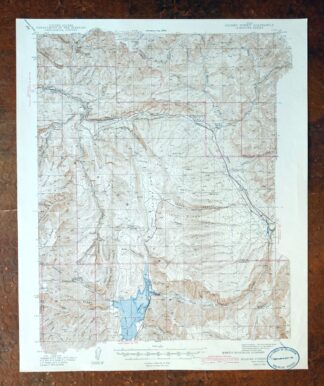 Soldier Summit Utah Gilluly Colton USGS Topographic Map 1942