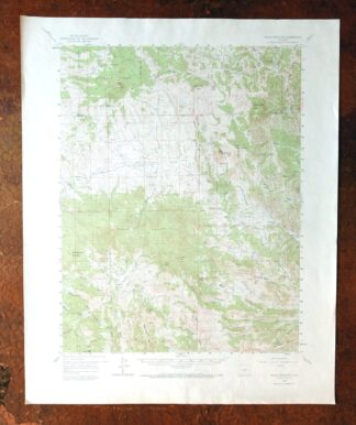 1973 Black Mountain Colorado USGS Topo Map: Loco Mountain