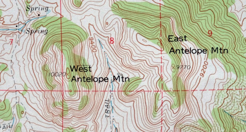1973 Black Mountain Colorado USGS Topo Map: Loco Mountain - Image 3