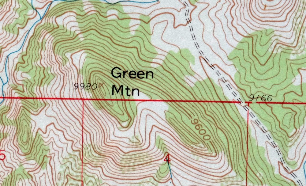 1973 Black Mountain Colorado USGS Topo Map: Loco Mountain - Image 2