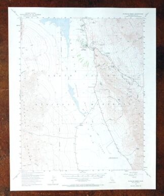 1968 USGS Topo Map: Furnace Creek, Death Valley, California