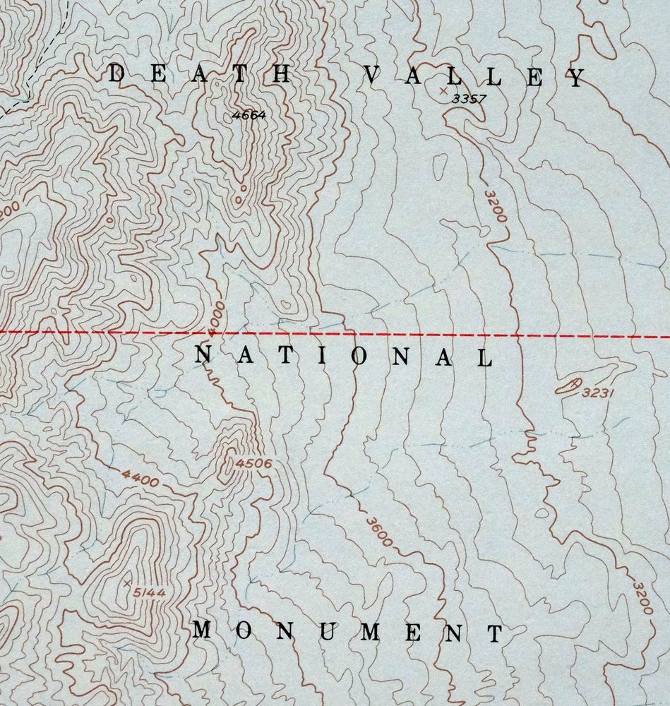 1976 Last Chance Range California/Nevada USGS Topo Map - Image 3