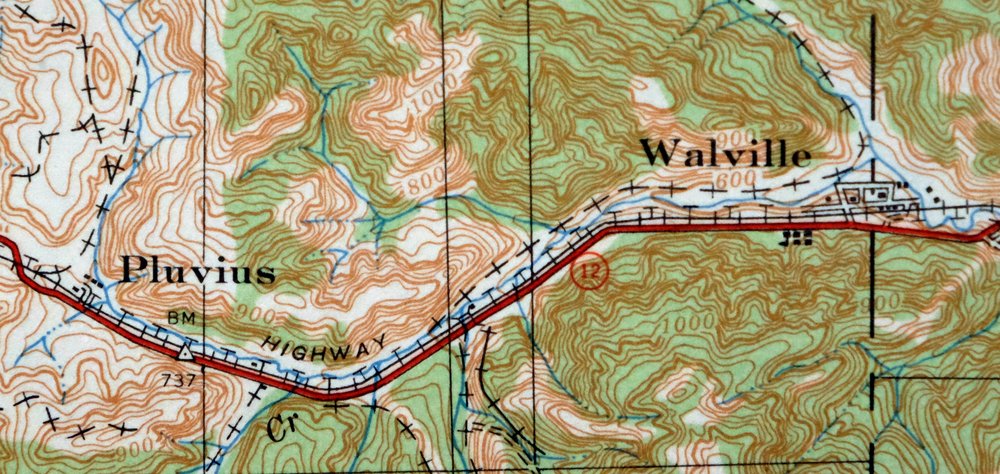 Walville Washington Pe Ell Doty USGS Topo Map 1941 Antique - Image 2